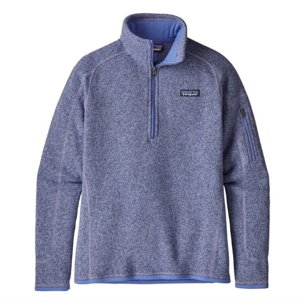 Patagonia Better Sweater 1/4 Zip Pullover Fleece Violet Purple 25617 Womens S